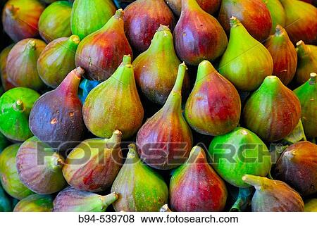 Figs. Mercado de la Boquer? a. Barcelona. Spain. View Large Photo Image Stock Photo - Figs. Mercado de la Boquer? a. Barcelona. Spain.. Fotosearch