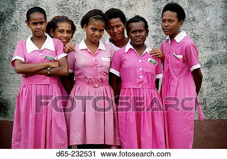 Fijian Schoolgirls. Levuka. Ovalu. Oceania View Large Photo Image Stock Image - Fijian Schoolgirls. Levuka. Ovalu. Oceania. Fotosearch