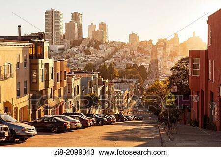 Filbert Street with Saint Peter and Paul Catholic Church, San Francisco, California, USA View Large Photo Image Stock Image - Filbert Street with Saint Peter and Paul Catholic Church, San Francisco, California, USA. Fotosearch