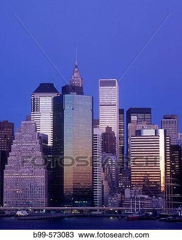 Financial district, Downtown, Manhatan, New York, USA View Large Photo Image Stock Image - Financial district, Downtown, Manhatan, New York, USA. Fotosearch