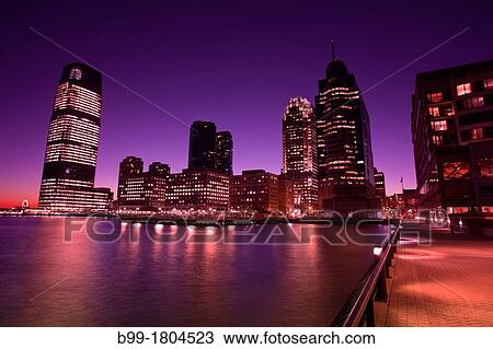 FINANCIAL DISTRICT JERSEY CITY NEW JERSEY USA View Large Photo Image Stock Image - FINANCIAL DISTRICT JERSEY CITY NEW JERSEY USA. Fotosearch