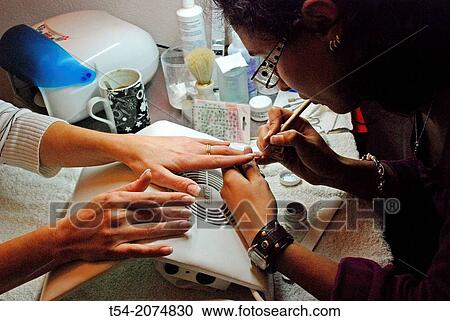 Stock Image - fingernails Studio. Fotosearch
