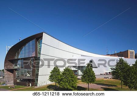 Finland, Helsinki, Kiasma, Museum of Contemporary Art Kiasma, exterior View Large Photo Image Stock Photo - Finland, Helsinki, Kiasma, Museum of Contemporary Art Kiasma, exterior. Fotosearch