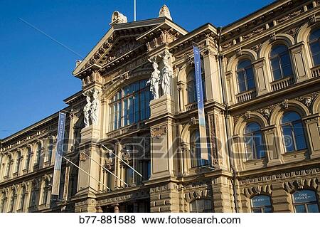 Finland, Helsinki, main entrance of the Ateneum Art Museum View Large Photo Image Stock Photo - Finland, Helsinki, main entrance of the Ateneum Art Museum. Fotosearch