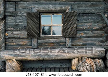 Finland, Karelia, Parppeinvaara, Traditional Karelian House View Large Photo Image Picture - Finland, Karelia, Parppeinvaara, Traditional Karelian House. Fotosearch