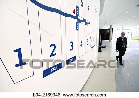 Stock Photograph - Fira Barcelona Gran Via. Trade fairs. Architect Toyo Ito. Hospitalet de Llobregat. Barcelona. Catalonia. Spain.. Fotosearch