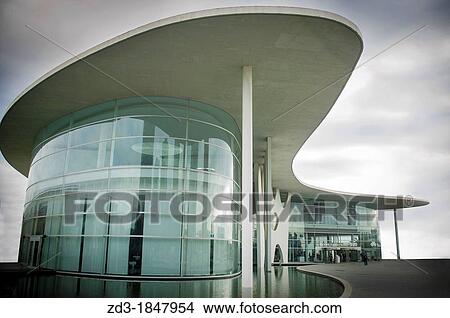 Fira de Barcelona (Barcelona Trade Fair) new building by architect Toyo Ito. Gran Via, Barcelona, Catalonia, Spain View Large Photo Image Picture - Fira de Barcelona (Barcelona Trade Fair) new building by architect Toyo Ito. Gran Via, Barcelona, Catalonia, Spain. Fotosearch
