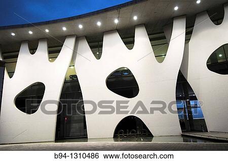 Fira de Barcelona trade fair ground, Gran Via venue designed by architect Toyo Ito, L? Hospitalet de Llobregat, Barcelona, Catalonia, Spain View Large Photo Image Stock Photograph - Fira de Barcelona trade fair ground, Gran Via venue designed by architect Toyo Ito, L? Hospitalet de Llobregat, Barcelona, Catalonia, Spain. Fotosearch