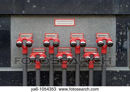 Fire hydrants at the Ministry of Finance in Berlin, Germany View Large Photo Image Stock Image - Fire hydrants at the Ministry of Finance in Berlin, Germany. Fotosearch
