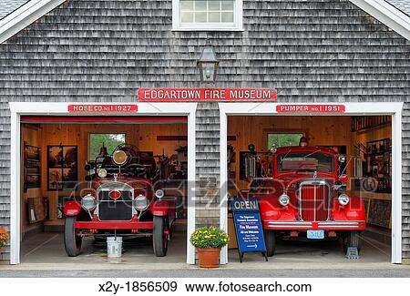 Fire Museum, Edgartown, Martha's Vineyard, Massachusetts, USA View Large Photo Image Stock Photo - Fire Museum, Edgartown, Martha's Vineyard, Massachusetts, USA. Fotosearch