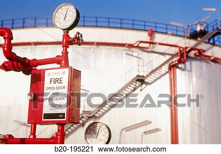 Fire prevention device at Repsol-YPF oil refinery. Tarragona province. Spain View Large Photo Image Stock Image - Fire prevention device at Repsol-YPF oil refinery. Tarragona province. Spain. Fotosearch