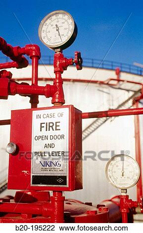 Fire prevention device at Repsol-YPF oil refinery. Tarragona province. Spain View Large Photo Image Stock Image - Fire prevention device at Repsol-YPF oil refinery. Tarragona province. Spain. Fotosearch