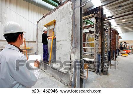 Fire resistance test, test frame wall, Technology Research Center, Tecnalia Construction, CIDEMCO-Tecnalia Research & Innovation, development of new products and innovative solutions through research and innovation in different fields of activity View Large Photo Image Stock Photograph - Fire resistance test, test frame wall, Technology Research Center, Tecnalia Construction, CIDEMCO-Tecnalia Research & Innovation, development of new products and innovative solutions through research and innovation in different fields of activity. Fotosearch