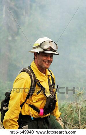 Stock Image - Firefighter. Fotosearch