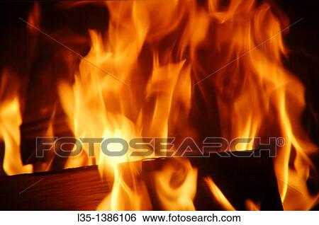 Stock Photograph - Fireplace. Fotosearch