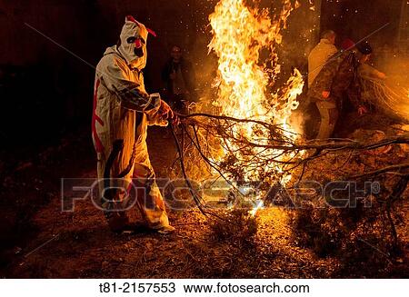 Fires, Sant Antoni traditional feast, Els Ports, Castell? n province, Comunidad Valenciana, Spain View Large Photo Image Stock Image - Fires, Sant Antoni traditional feast, Els Ports, Castell? n province, Comunidad Valenciana, Spain. Fotosearch