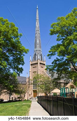 First Presbyterian Church in downtown Charlotte North Carolina View Large Photo Image Picture - First Presbyterian Church in downtown Charlotte North Carolina. Fotosearch