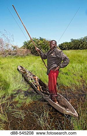 Fisherman. Bangweuleu marshes. Zambia View Large Photo Image Stock Photo - Fisherman. Bangweuleu marshes. Zambia. Fotosearch