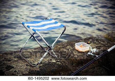 Stock Image - Fisherman in Cabo de Gata, Almeria, Spain. Fotosearch