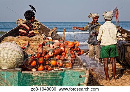 fisherman in gokarna beach. View Large Photo Image Stock Image - fisherman in gokarna beach.. Fotosearch