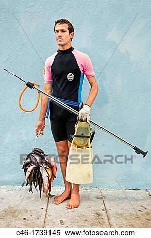 Fisherman, La Havana, Cuba. View Large Photo Image Stock Photography - Fisherman, La Havana, Cuba.. Fotosearch