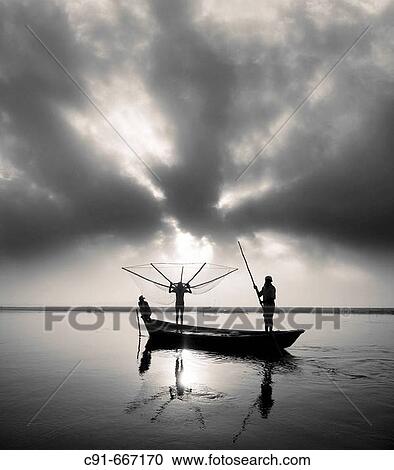 Fishermen, Allahabad. Uttar Pradesh, India View Large Photo Image Stock Image - Fishermen, Allahabad. Uttar Pradesh, India. Fotosearch