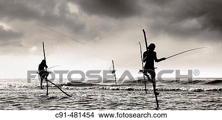 Fishermen. Sri Lanka View Large Photo Image Picture - Fishermen. Sri Lanka. Fotosearch