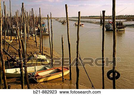 Fishing harbour, L? Aiguillon-sur-Mer, Vendee, Pays de la Loire, France View Large Photo Image Stock Image - Fishing harbour, L? Aiguillon-sur-Mer, Vendee, Pays de la Loire, France. Fotosearch