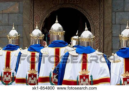 Fist traditional Moors and Christians in the province of Alicante, Spain. People dressed in the garb of a Christian camp. View Large Photo Image Stock Image - Fist traditional Moors and Christians in the province of Alicante, Spain. People dressed in the garb of a Christian camp.. Fotosearch