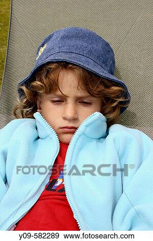 Five year old girl resting. View Large Photo Image Stock Photo - Five year old girl resting.. Fotosearch