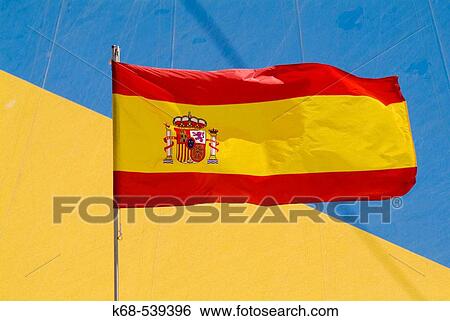 Flag of Spain View Large Photo Image Stock Photograph - Flag of Spain. Fotosearch