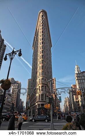 Flatiron building at 23rd Street in Manhattan, New York City, United States of America View Large Photo Image Stock Photo - Flatiron building at 23rd Street in Manhattan, New York City, United States of America. Fotosearch