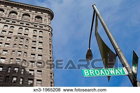 Flatiron Building, Broadway, Manhattan, New York, New York City, United States, USA. View Large Photo Image Stock Photo - Flatiron Building, Broadway, Manhattan, New York, New York City, United States, USA.. Fotosearch