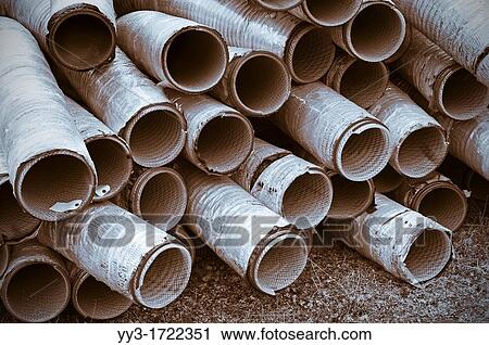 Flexible piping stacked outside at the Sawmill Creek Industrial Park in Sitka, Alaska, USA View Large Photo Image Stock Image - Flexible piping stacked outside at the Sawmill Creek Industrial Park in Sitka, Alaska, USA. Fotosearch