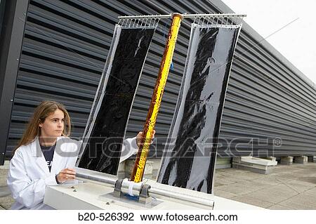 Flexible solar cells. Solar energy. Spatial Research Project for Fundaci? n Inasmet. Tecnalia, San Sebastian, Gipuzkoa, Euskadi. Spain. View Large Photo Image Stock Image - Flexible solar cells. Solar energy. Spatial Research Project for Fundaci? n Inasmet. Tecnalia, San Sebastian, Gipuzkoa, Euskadi. Spain.. Fotosearch