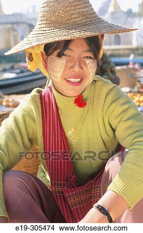 Floating market in Inle Lake. Myanmar View Large Photo Image Picture - Floating market in Inle Lake. Myanmar. Fotosearch
