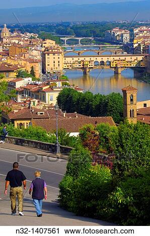 Florence Ponte Vecchio Arno River, Tuscany Italy Europe. View Large Photo Image Stock Image - Florence Ponte Vecchio Arno River, Tuscany Italy Europe.. Fotosearch
