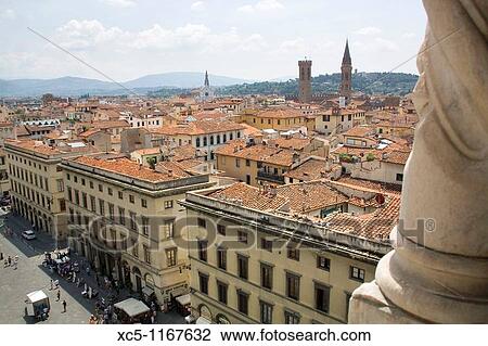 Florence, view from Giotto's Campanile. Basilica di Santa Maria del Fiore, Duomo, Tuscany, Italy View Large Photo Image Stock Image - Florence, view from Giotto's Campanile. Basilica di Santa Maria del Fiore, Duomo, Tuscany, Italy. Fotosearch