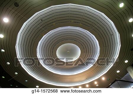 Florida, Miami Beach, 41st Street, Sheridan Center, centre, lobby, ceiling, design, lighting, concentric circles, View Large Photo Image Stock Photo - Florida, Miami Beach, 41st Street, Sheridan Center, centre, lobby, ceiling, design, lighting, concentric circles,. Fotosearch