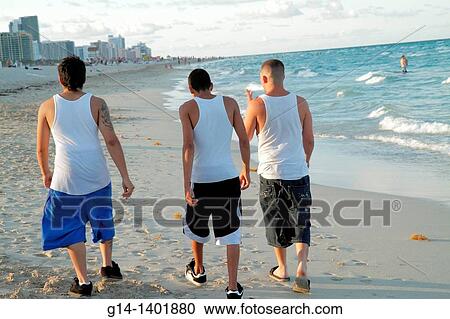 Florida, Miami Beach, Atlantic Ocean, Hispanic, male, teen, View Large Photo Image Stock Image - Florida, Miami Beach, Atlantic Ocean, Hispanic, male, teen,. Fotosearch