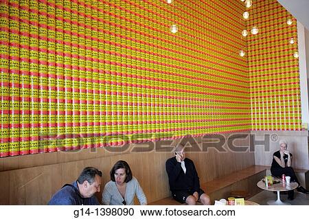 Florida, Miami Beach, Collins Avenue, Cafe Bustelo, interior, product promotion, View Large Photo Image Stock Image - Florida, Miami Beach, Collins Avenue, Cafe Bustelo, interior, product promotion,. Fotosearch