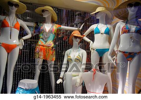 bathing suits at the mall