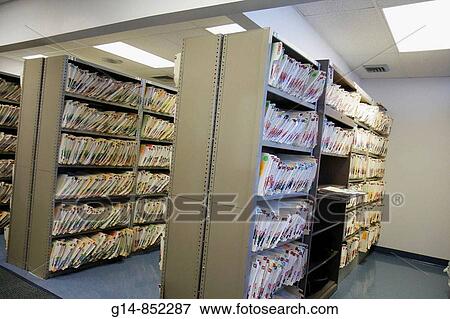 Florida, Miami Beach, Mount Mt. Sinai Medical Center, hospital, medical records, filing, cabinets, folders, patient information, privacy, confidential, paper trail, insurance, health, storage, color coded, shelf, shelves, organize, View Large Photo Image Stock Photo - Florida, Miami Beach, Mount Mt. Sinai Medical Center, hospital, medical records, filing, cabinets, folders, patient information, privacy, confidential, paper trail, insurance, health, storage, color coded, shelf, shelves, organize,. Fotosearch