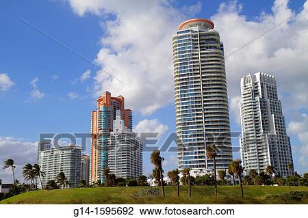 Florida, Miami Beach, South Beach, South Pointe Park, public park, high rise, luxury real estate, condominium, building, Continuum, Portofino, architecture, grassy field, palm trees, View Large Photo Image Stock Image - Florida, Miami Beach, South Beach, South Pointe Park, public park, high rise, luxury real estate, condominium, building, Continuum, Portofino, architecture, grassy field, palm trees,. Fotosearch