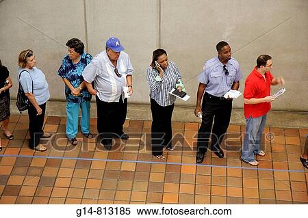 Florida, Miami, Stephen P Clark Government Center, centre, early voting, election, precinct, Black, Hispanic, man, woman, men, women, wait, civic duty, vote, line, queue, wait, View Large Photo Image Stock Photography - Florida, Miami, Stephen P Clark Government Center, centre, early voting, election, precinct, Black, Hispanic, man, woman, men, women, wait, civic duty, vote, line, queue, wait,. Fotosearch