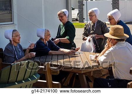 Florida, Sarasota, Pine Craft, Amish, Mennonite, community, winter retreat, traditional, conservative, clothing, religious, Bahia Vista Street, Amish, man, woman, friends, senior, talking,. View Large Photo Image Stock Image - Florida, Sarasota, Pine Craft, Amish, Mennonite, community, winter retreat, traditional, conservative, clothing, religious, Bahia Vista Street, Amish, man, woman, friends, senior, talking,.. Fotosearch