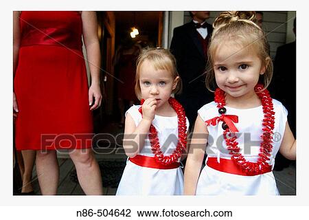 Flower girls, wedding View Large Photo Image Stock Image - Flower girls, wedding. Fotosearch