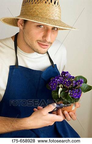 Stock Photo - Flower-grower. Fotosearch