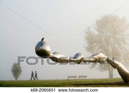 Fog at Vanier Park in Vancouver, BC, Canada. View Large Photo Image Stock Image - Fog at Vanier Park in Vancouver, BC, Canada.. Fotosearch
