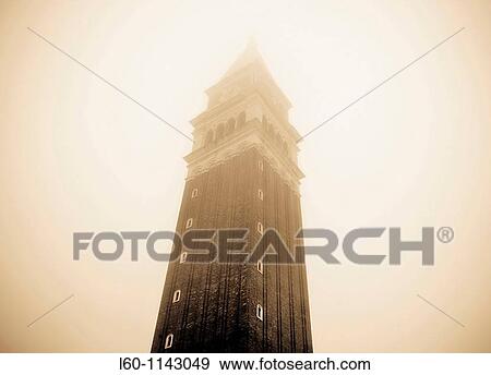 Stock Photo - Fog in Campanile. Fotosearch
